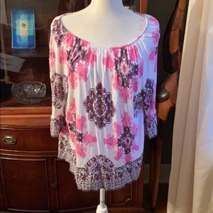 INC Printed summer blouse